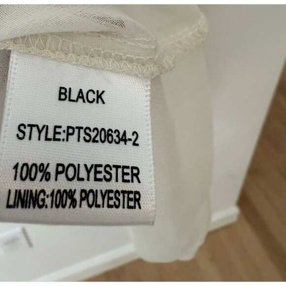 Narcisa Lang Women Ivory Sleeveless Blouse S Sequin - Picture 9 of 11